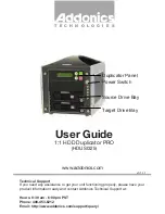 Addonics Technologies HDUSI325 User Manual preview