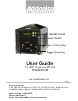 Preview for 1 page of Addonics Technologies HDUSI325AES User Manual