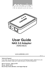 Addonics Technologies NAS30U2 User Manual preview