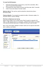 Preview for 10 page of Addonics Technologies NAS30U2 User Manual