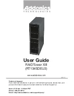 Preview for 1 page of Addonics Technologies RT134SDEU3 User Manual