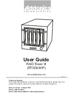 Preview for 1 page of Addonics Technologies RT3DA5HP User Manual