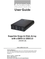 Addonics Technologies S4SHU3 User Manual preview