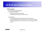 Preview for 5 page of AddPac AP-IP300 Features