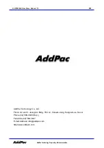 Предварительный просмотр 269 страницы AddPac AP-VP280 Installation And Operation Manual