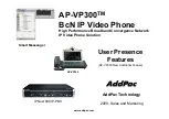 Предварительный просмотр 1 страницы AddPac AP-VP300 Manual