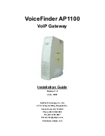 Preview for 1 page of AddPac VoiceFinder AP1100 Installation Manual