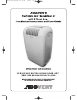 Предварительный просмотр 1 страницы Addvent AVAC9000W Installation Instructions And User Manual