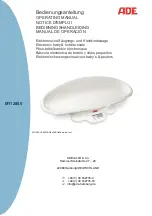 Preview for 1 page of ADE ADE020 Operating Manual