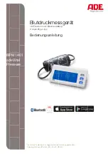 ADE adeVital Pressure BPM1401 Operating Manual preview