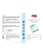 Предварительный просмотр 33 страницы ADE Anne 7in1 Instruction Manual