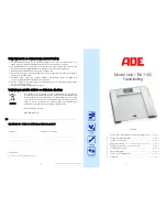 Предварительный просмотр 17 страницы ADE BA 1105 Operating Instructions Manual