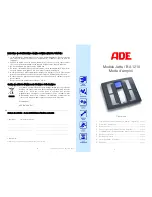 Preview for 13 page of ADE BA 1210 Operating Instructions Manual