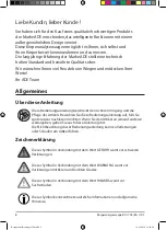 Предварительный просмотр 2 страницы ADE BA 1702 Operating Instructions Manual