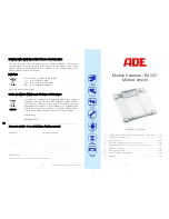 Предварительный просмотр 13 страницы ADE BA 707 Instruction Manual