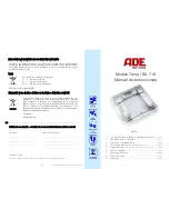 Предварительный просмотр 9 страницы ADE BA 719 Operating Instructions Manual