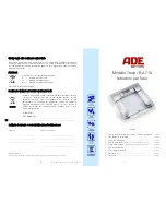 Предварительный просмотр 17 страницы ADE BA 719 Operating Instructions Manual