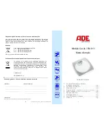 Предварительный просмотр 9 страницы ADE BA 811 Instruction Manual