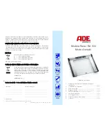 Предварительный просмотр 13 страницы ADE BA 833 Instruction Manual