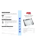 Предварительный просмотр 17 страницы ADE BA 833 Instruction Manual