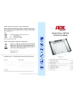 Предварительный просмотр 25 страницы ADE BA 833 Instruction Manual