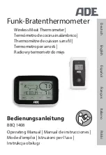 ADE BBQ 1408 Operating Manual preview