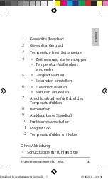 Preview for 13 page of ADE BBQ 1600 Operating Manual