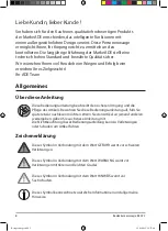 Preview for 2 page of ADE BE 925 Operating Instructions Manual