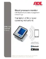 ADE BPM 1400 adeVital Activity Operating Instructions Manual preview