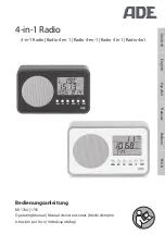 ADE BR 1704 Operating Manual preview