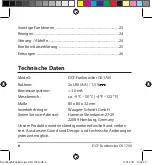 Preview for 6 page of ADE CK 1700 Operating Instructions Manual