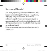 Preview for 132 page of ADE CK 1700 Operating Instructions Manual