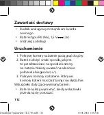 Предварительный просмотр 112 страницы ADE CK 1719 Operating Manual