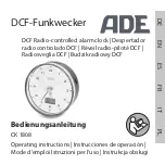 ADE CK 1808 Operating Instructions Manual preview