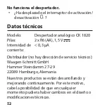 Preview for 52 page of ADE CK 1820 Operating Manual