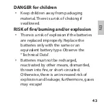 Предварительный просмотр 43 страницы ADE CK 2112 Operating Manual