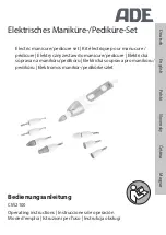 ADE CM 2100 Operating Instructions Manual preview