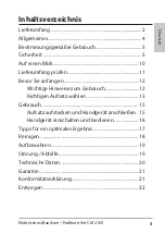 Preview for 3 page of ADE CM 2100 Operating Instructions Manual