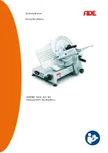 ADE HANSEAT 250 Series Operating Manual preview