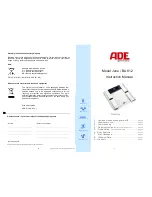 Preview for 5 page of ADE june BA 812 Instruction Manual