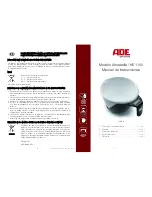 Предварительный просмотр 5 страницы ADE KE 1100 Operating Instructions Manual