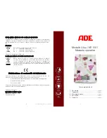 Предварительный просмотр 9 страницы ADE KE 1501 Operating Manual