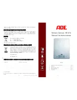 Предварительный просмотр 5 страницы ADE KE 874 Instruction Manual