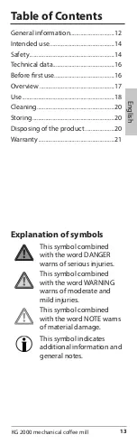 Preview for 13 page of ADE KG 2000 Operating Instructions Manual