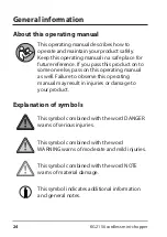 Предварительный просмотр 24 страницы ADE KG 2156 Operating Instructions Manual