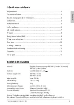 Preview for 3 page of ADE Lilian BE 1907 Operating Instructions Manual