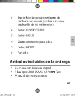 Preview for 61 page of ADE Lou KE 1729 Operating Manual