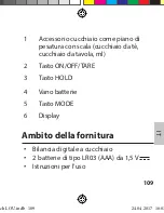 Preview for 109 page of ADE Lou KE 1729 Operating Manual