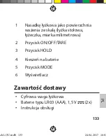 Preview for 133 page of ADE Lou KE 1729 Operating Manual