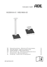 Предварительный просмотр 1 страницы ADE M320600-01 Instruction Manual